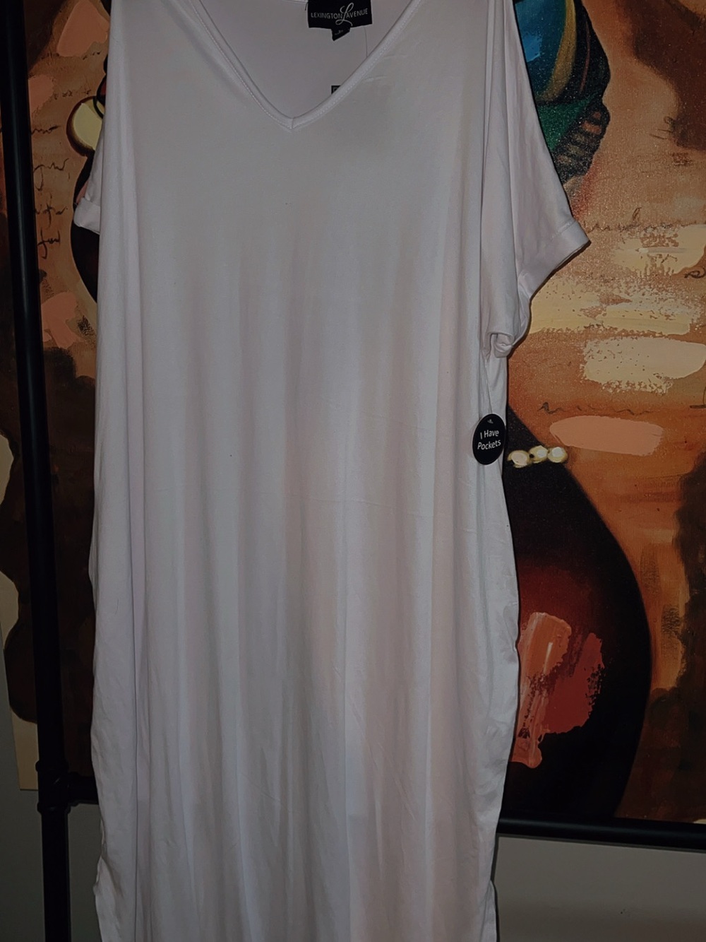 Shirt Dress White 2X